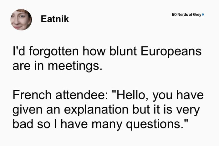 European meetings hit different.