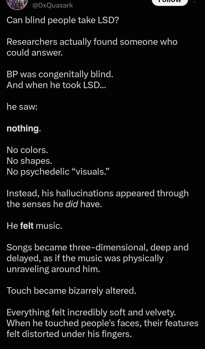 LSD experiment