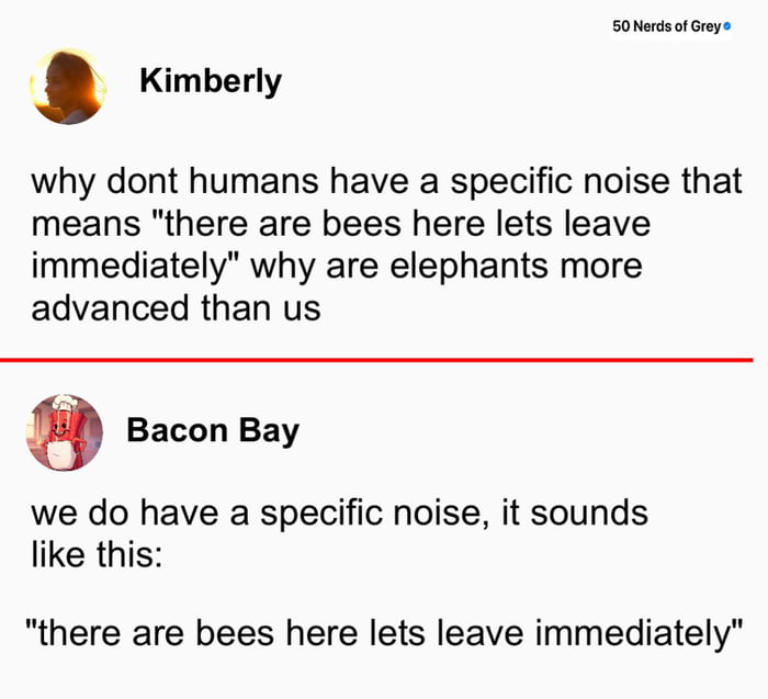 The human language is truly a marvel of specificity