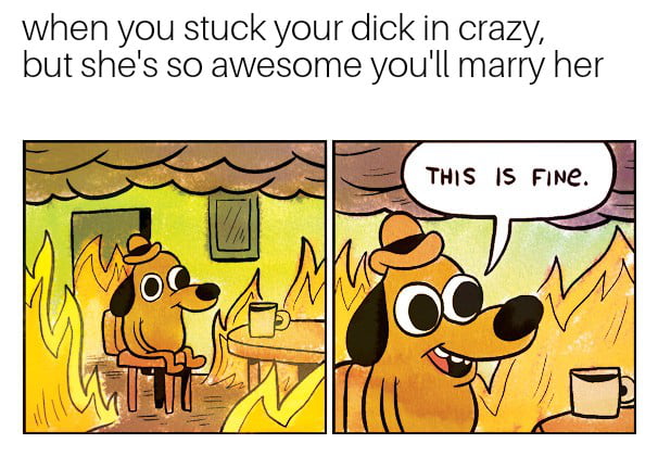 I'm f**ked