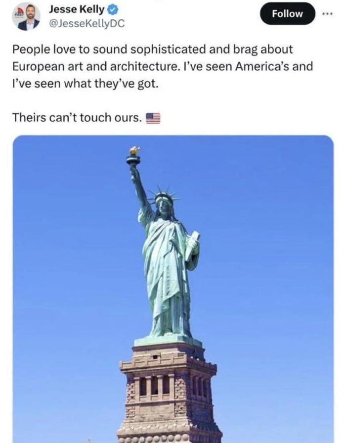 Ah yes lovely example of American architecture