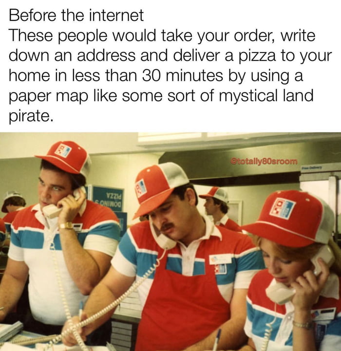 Land pirates delivering pizza, what a time