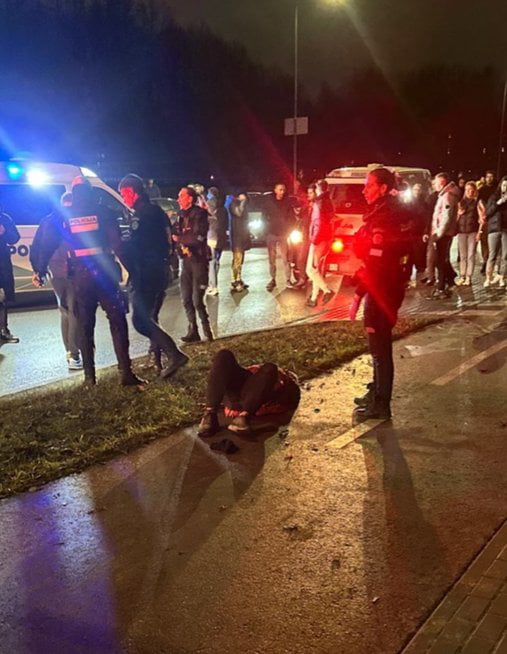 Dude was suspected of killing two girls. The police said: "do NOT try to catch him". The citizens of Kaunas (Lithuania) said: "hold my beer". About 1,300 citizens conected. They caught him. And they caught him GOOD (video in comments)