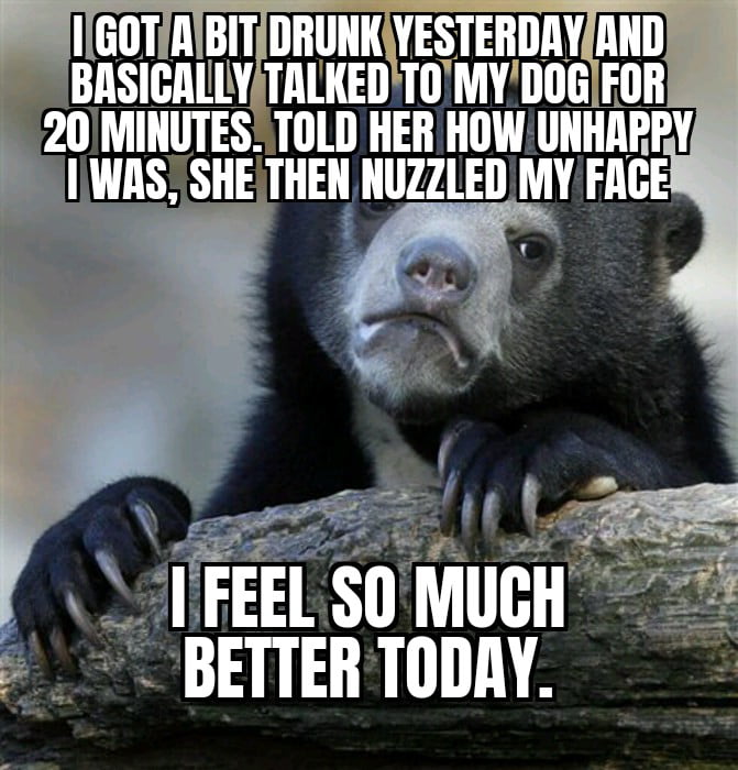 This sounds pathetic.i know. But this worked ,I don't know how. I feel much better.