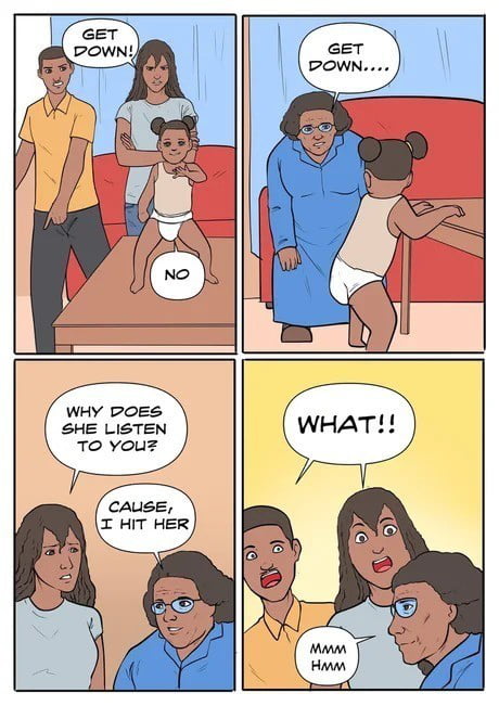 Grandma gonna knock you out!