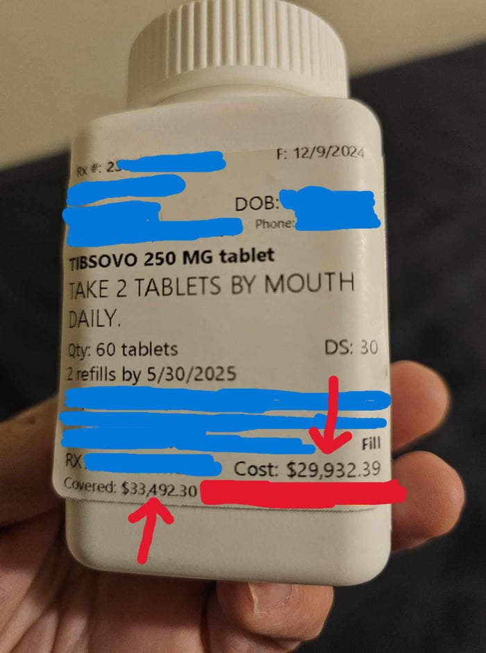 The cost of this medication.