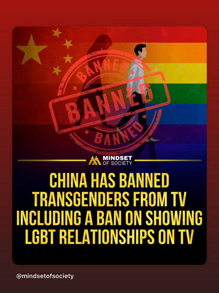 BREAKING: China has banned all LGBT content.