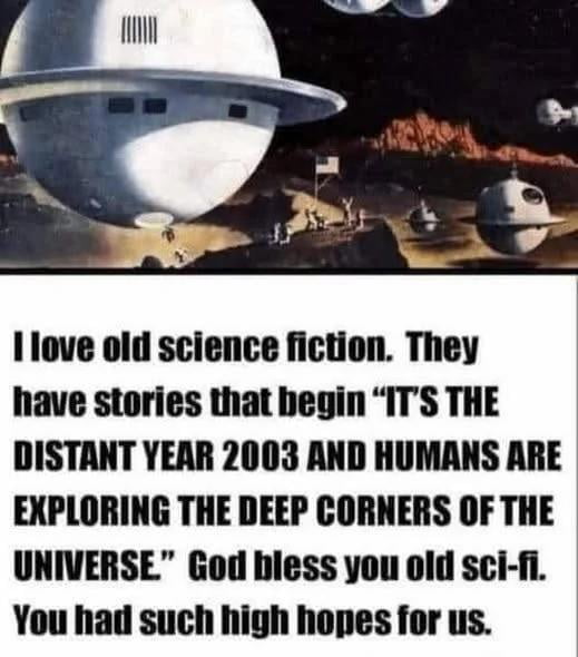 When the future was bright