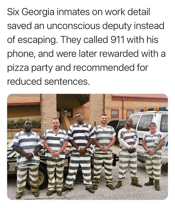 These guys deserve more than pizza
