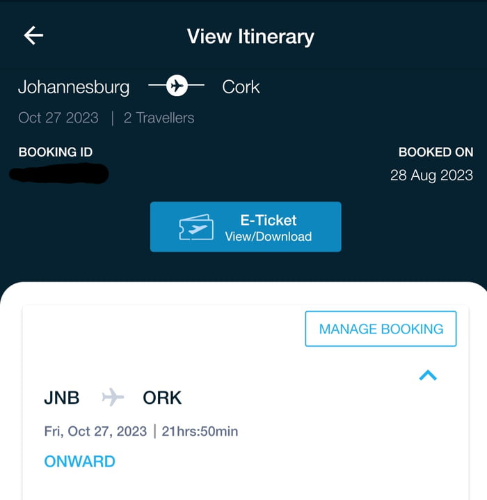 It's official. Me and my wife are moving to Ireland from South Africa. Planes tickets are booked and we are leaving this crime infested place. I'm not gonna lie, we are going to miss it though.