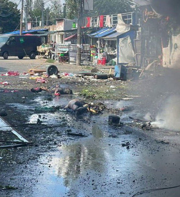 Every russian still being silent is responsible. Every company still doing business with Russia is responsible. Ukraine today, missile attack on local market. Just sad.