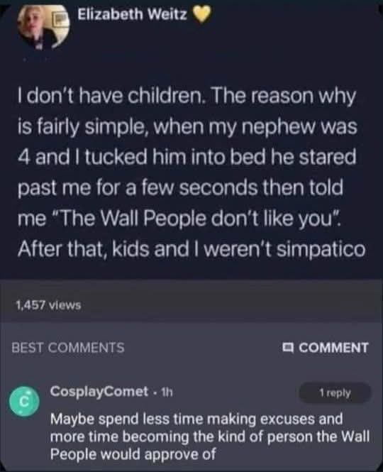 They're always judging you, Rebecca.