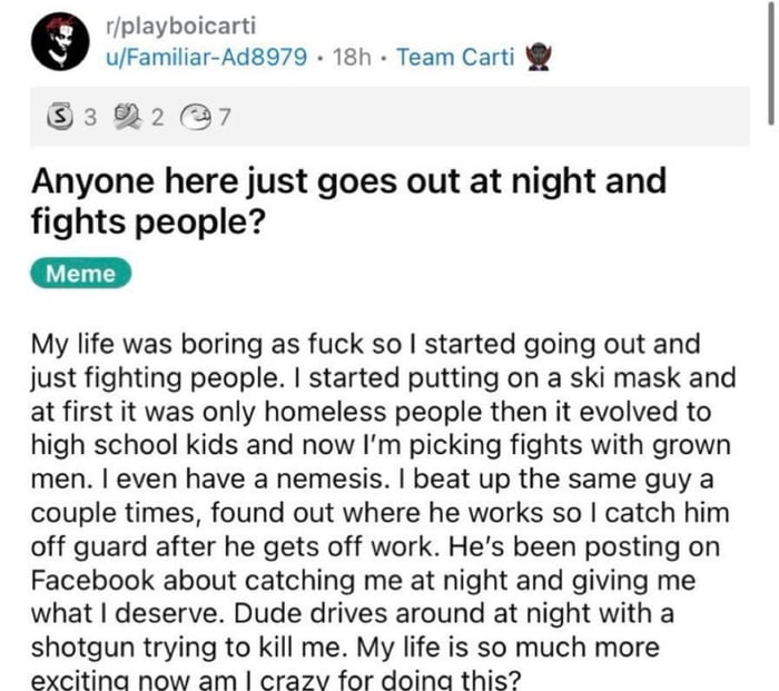 I'm sick of getting beaten up by this guy