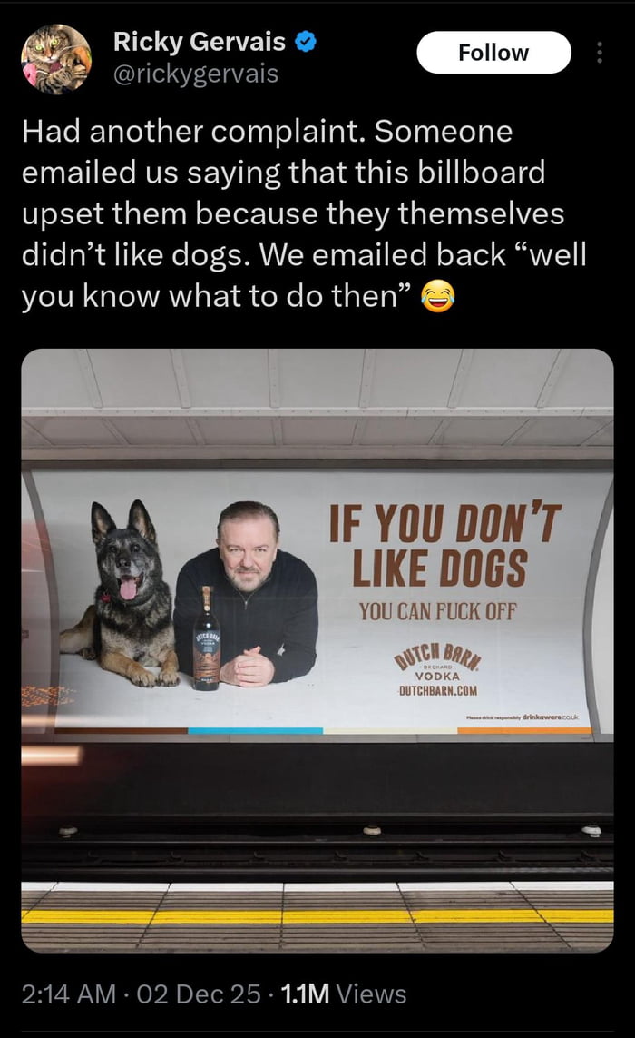 Ricky Gervais is a national treasure for a reason