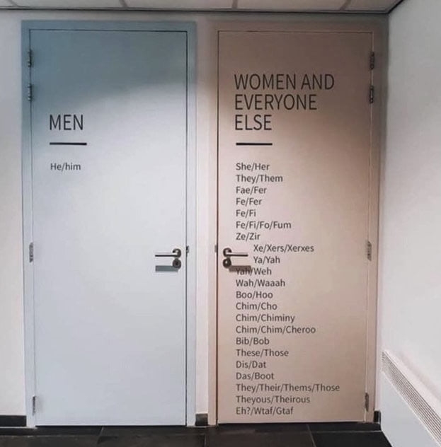 At least men are left alone