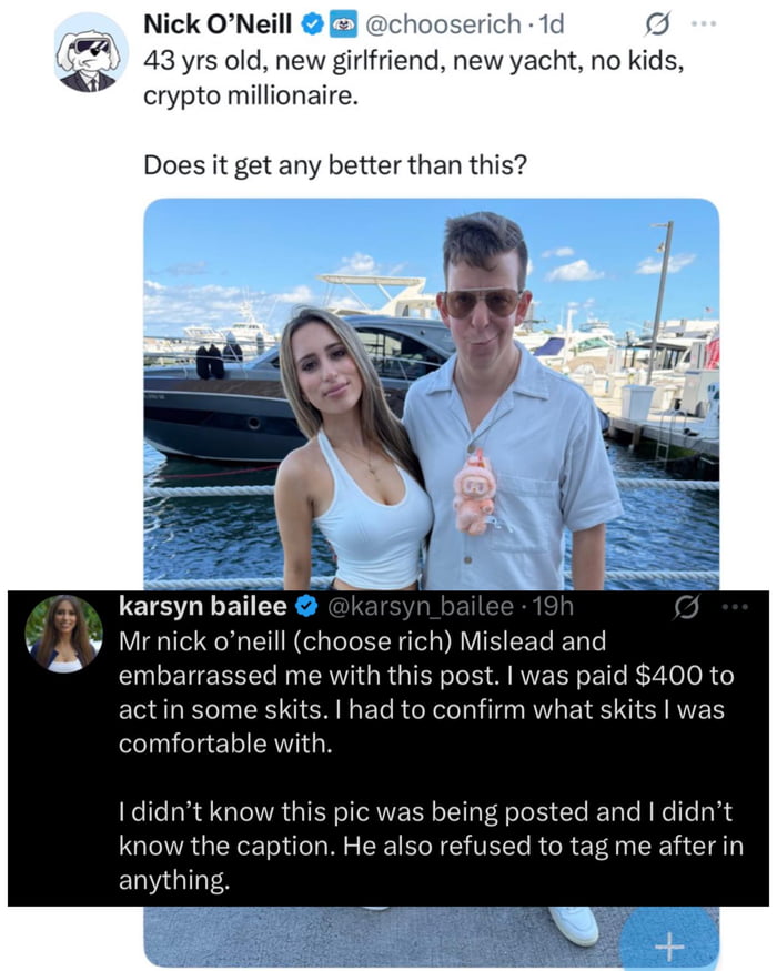 Crypto bro learned the value of an NDA