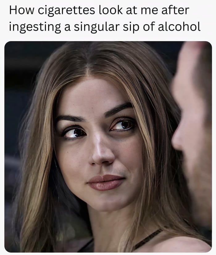 Only while drinking.