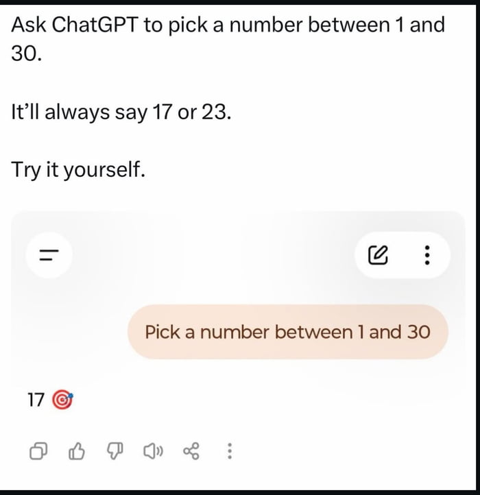 Why everyone gets the same number