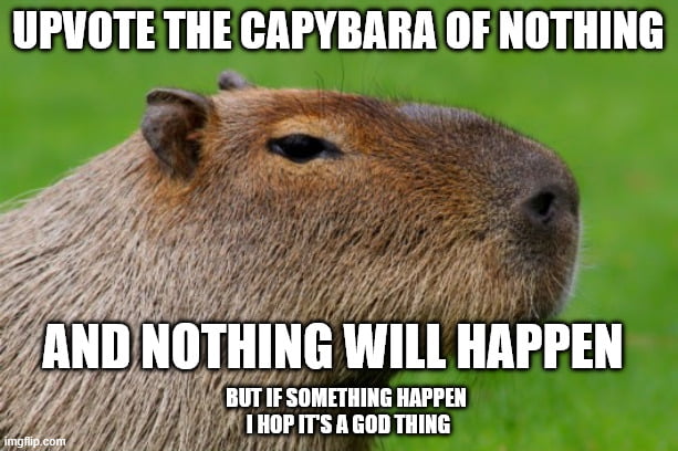 Or don't, it's at your own risk.