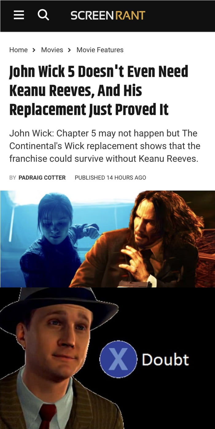 John Wick without John Wick, that‘s what we want!