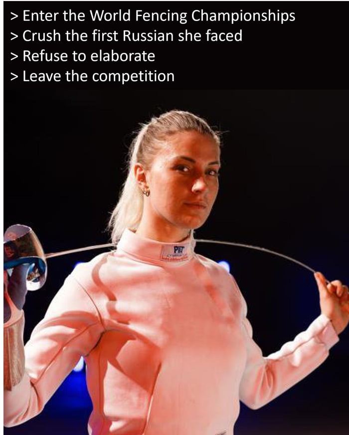 Olha Kharlan everyone!