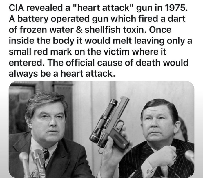 CIA has a heart attack gun