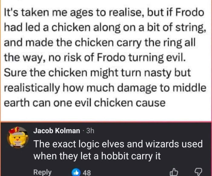 Solid strategy for saving middle earth