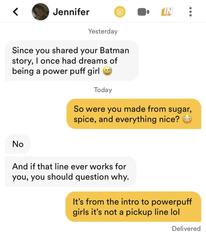 She's made from attitude, sass, and everything that's ass.