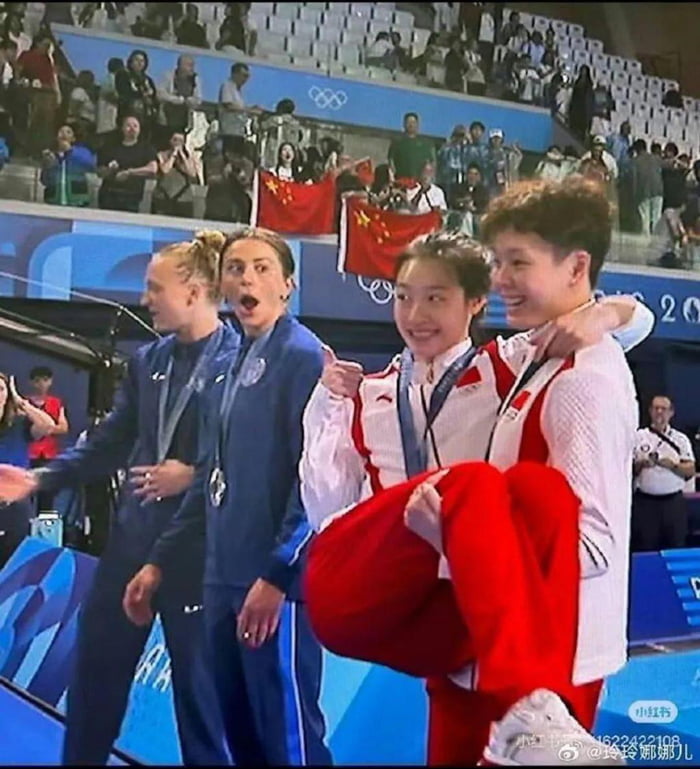 Priceless US team’s reaction to Chinese winning pose