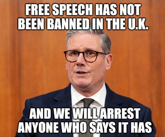 "uK hAs fReE SpEeCh" - 2 tier kier..