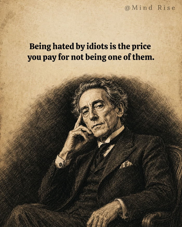 When you choose to think differently, live honestly, and protect your mind, some people will hate you simply because your existence exposes their emptiness. Small minds do not hate you because you are wrong. They often hate you because you refuse to