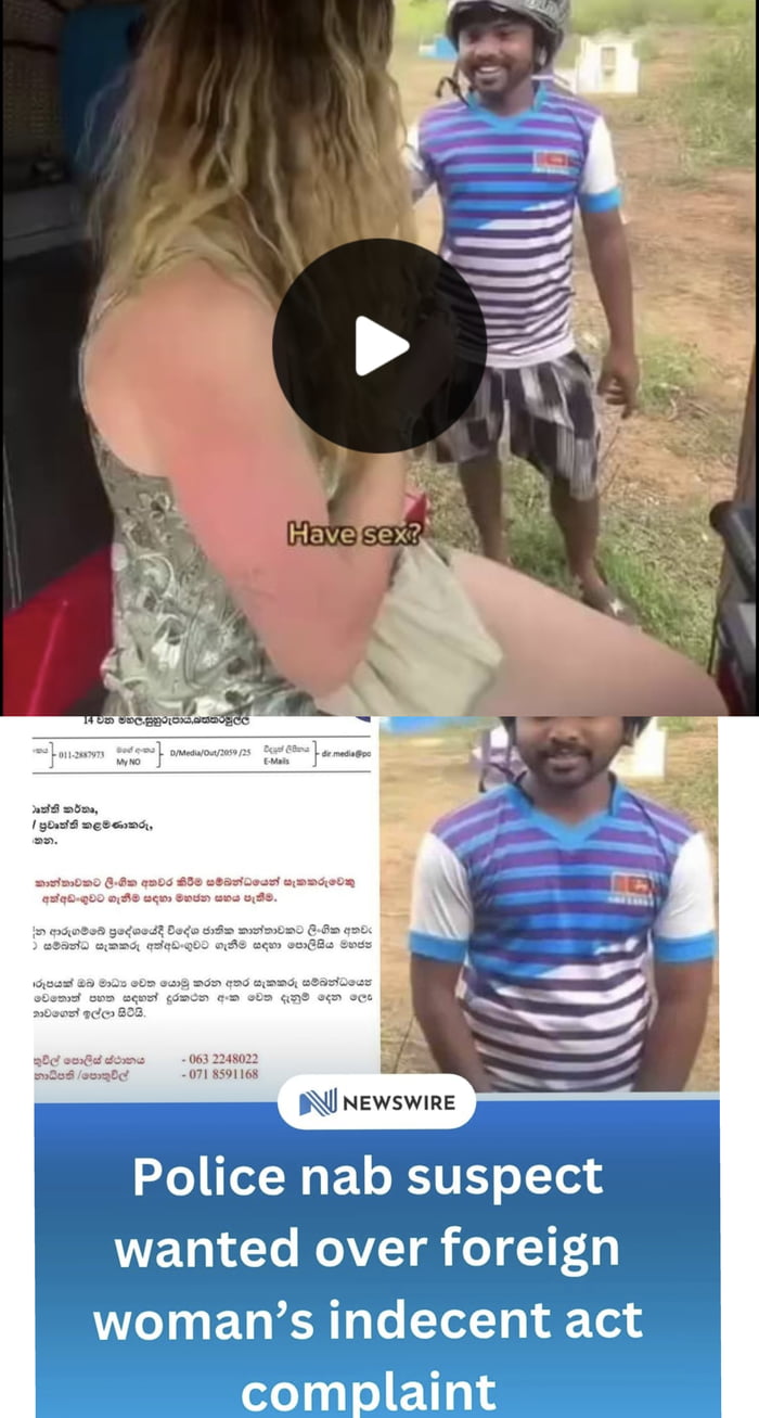 This guy got arrested