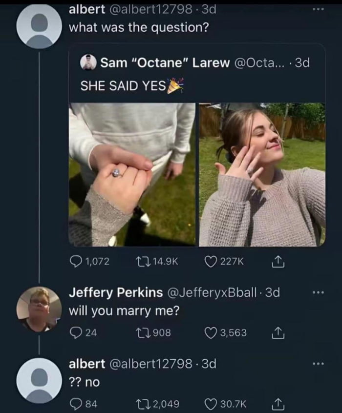 Albert understood the assignment... just not the context.