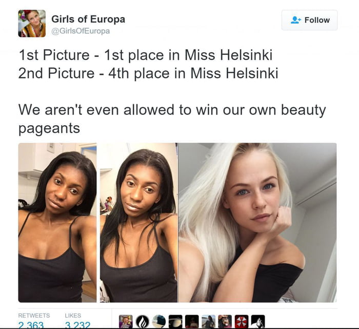 Are you serious? why they don't create their own beauty pageants in Africa