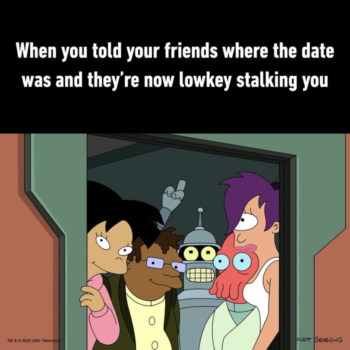 Not sure if they are supportive, or overprotective. An all new season of Futurama is now streaming. Watch on Hulu now. 🚀