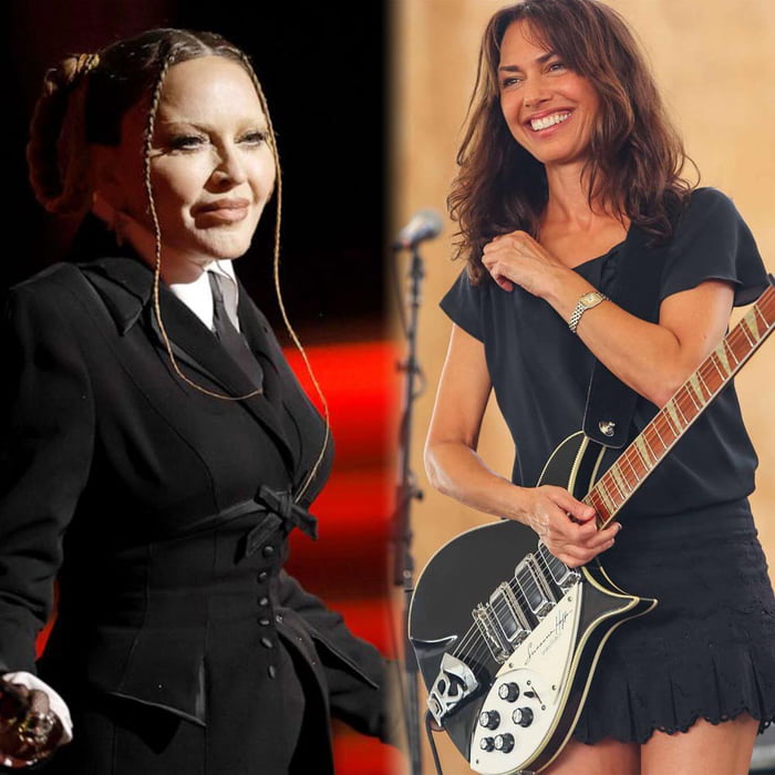 Madonna and Suzanna Hoff (from The Bangles) are the same age