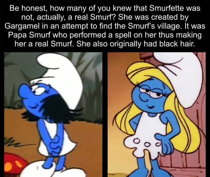Wait, Smurfette wasn't always... Smurfette?