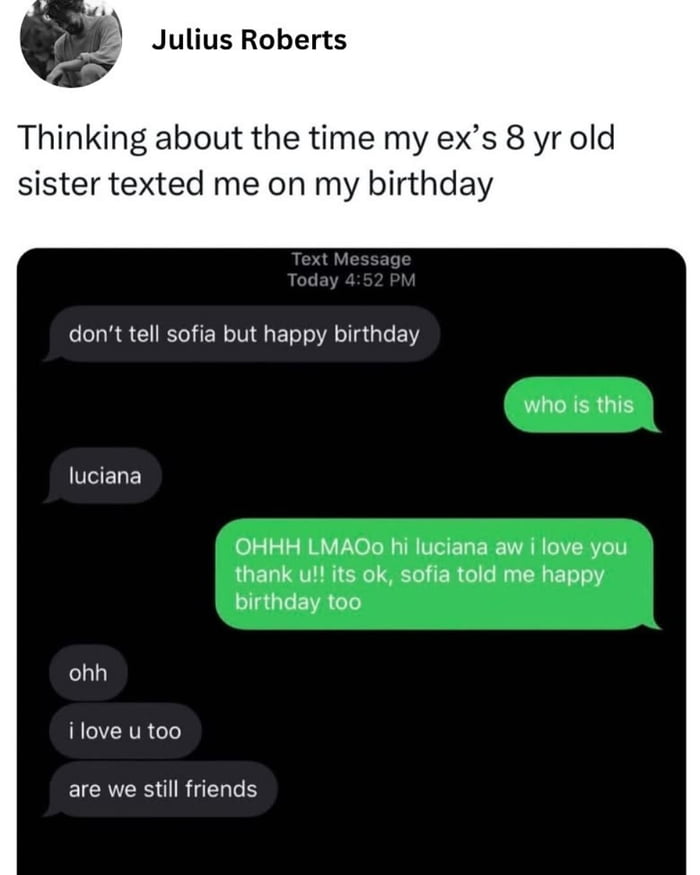 When your ex's little sister is the real one.
