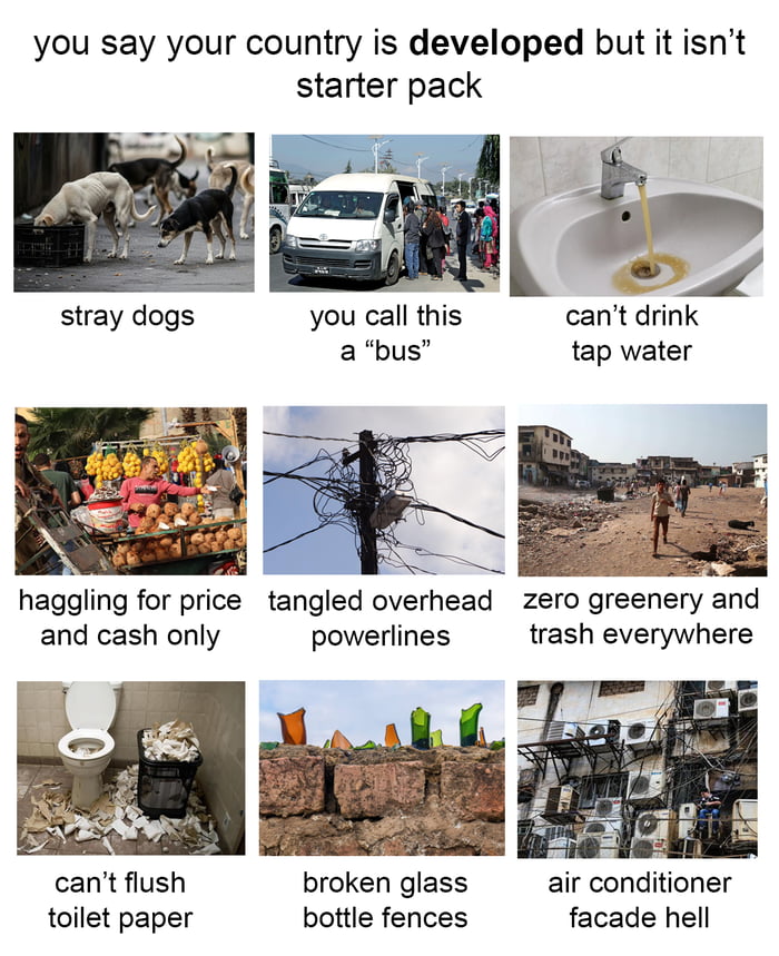 Developing backwards.