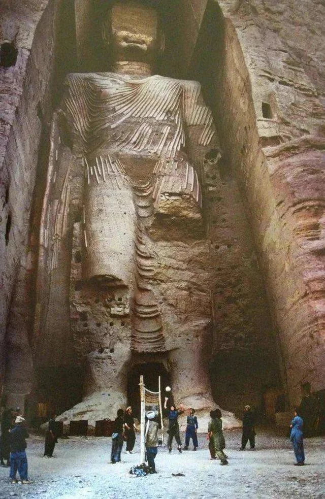 Before it's destruction in 1992 here is the Buddha statue in Afghanistan