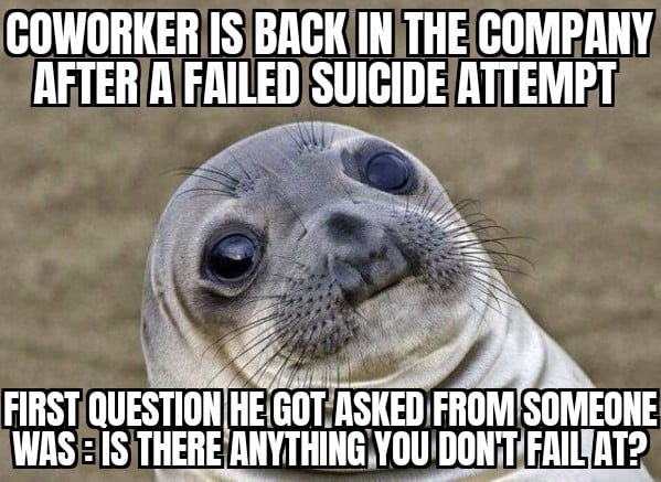 He's an asshole, but still..