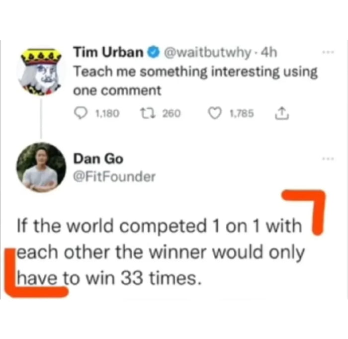 My brain is filled with useless information like this that will never actually help me in life.