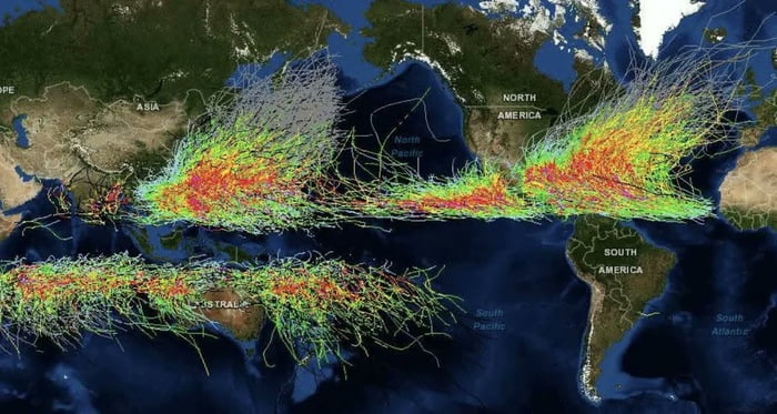 OK I understand why hurricanes don’t ever cross the equator, but why don’t they touch down in South America?