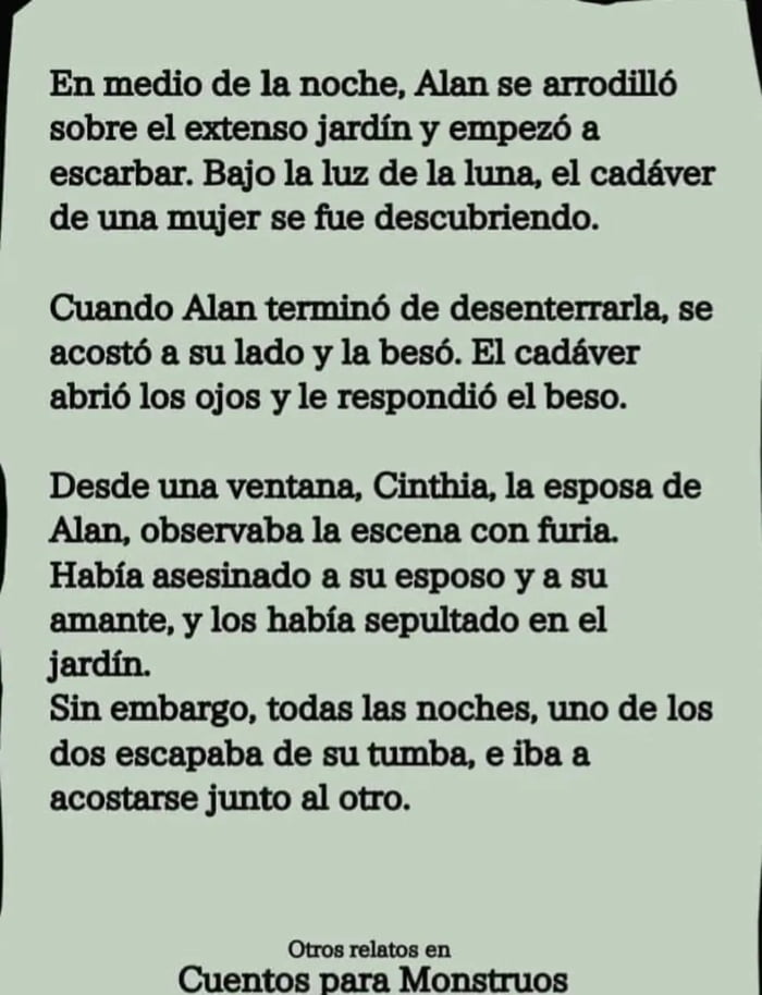 Cuento corto.
