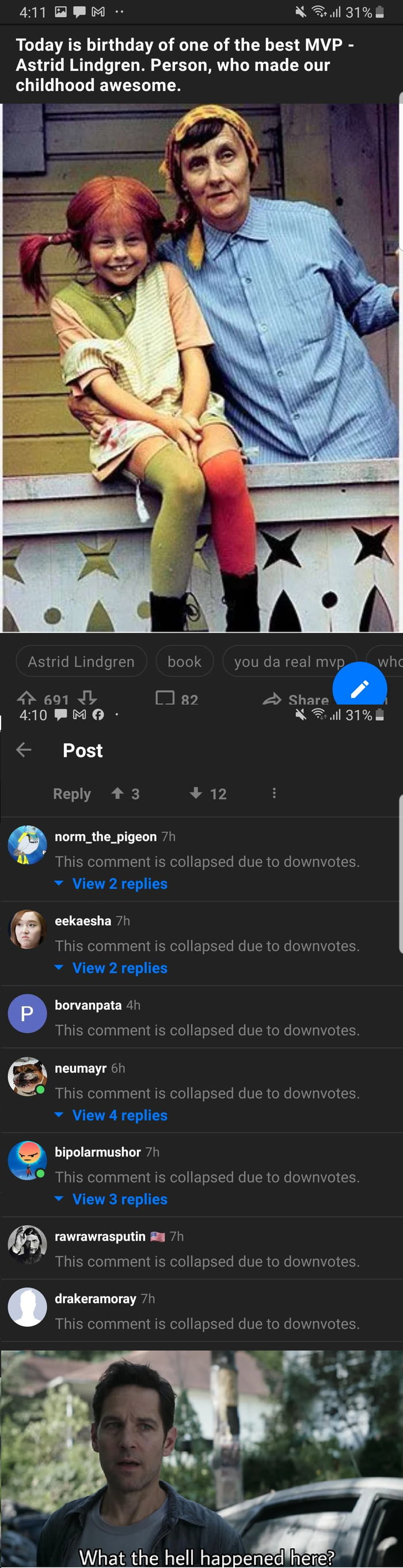 Chaos in comments