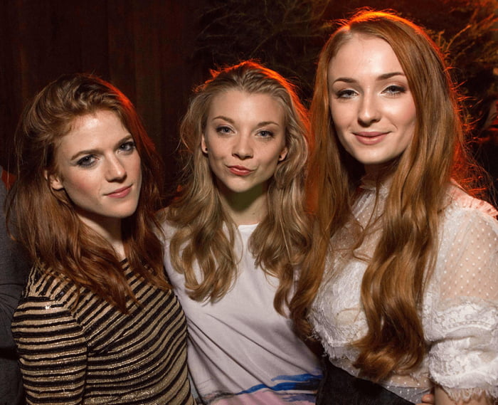 Rose Leslie, Natalie Dormer, & Sophie Turner