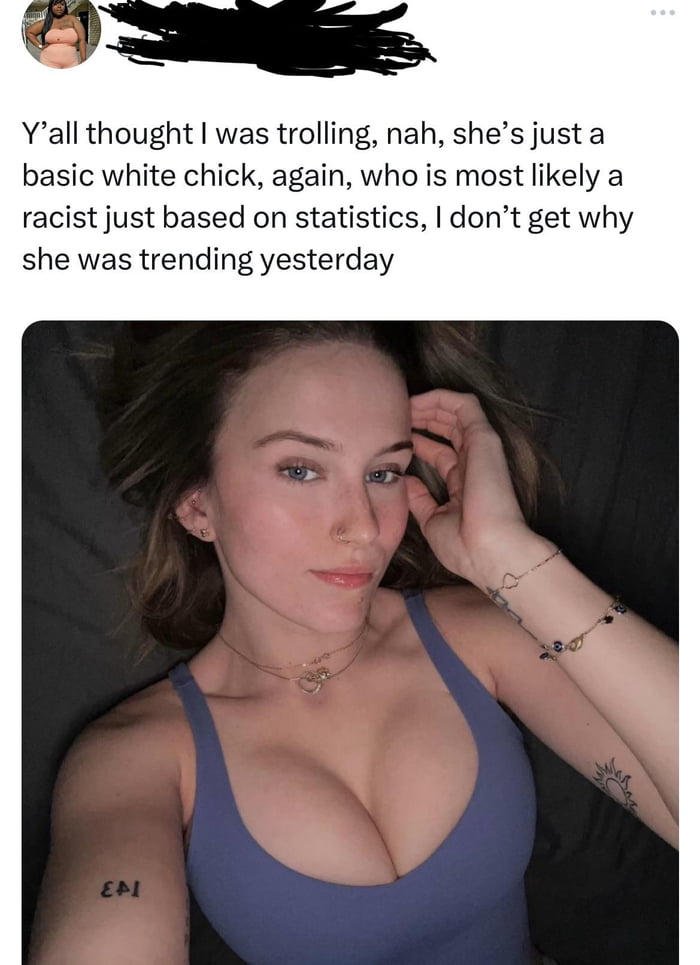 Accusing someone of racism, while being racist yourself…