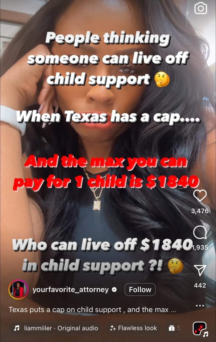 Single Moms when Texas put a cap on child support