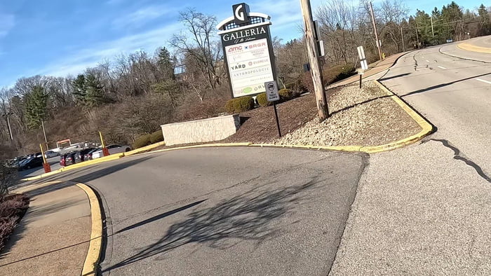 Everything About This Mall Parking Lot Exit (See OP Comment)