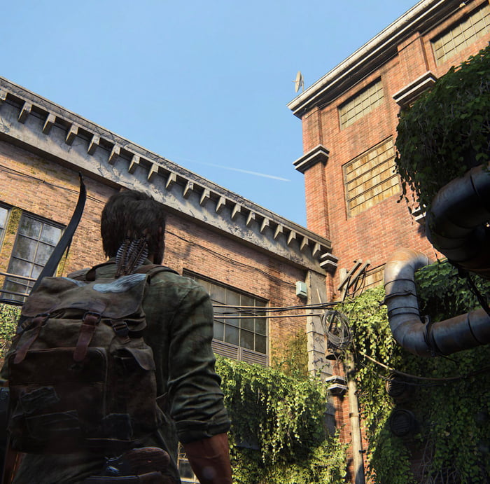 Why are there plane trails in Last of Us Part 1? Who's up there flying about in their 747s?